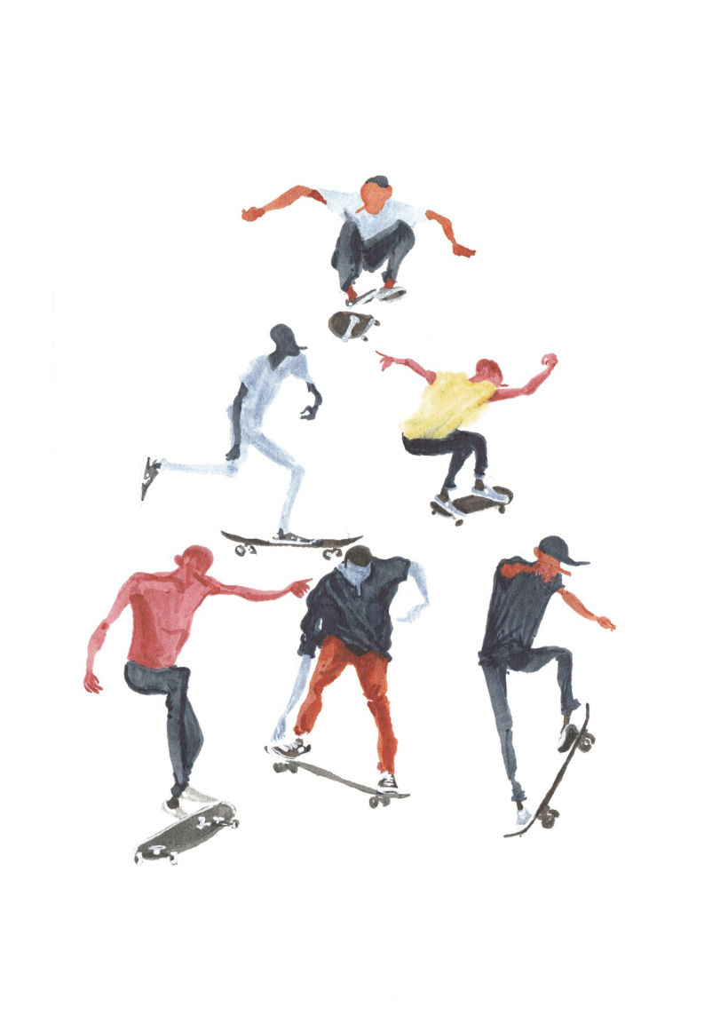 Julien Missiaen ilustra el mundo del skate 17