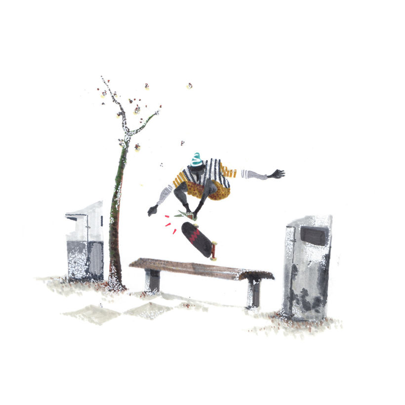 Julien Missiaen ilustra el mundo del skate 19