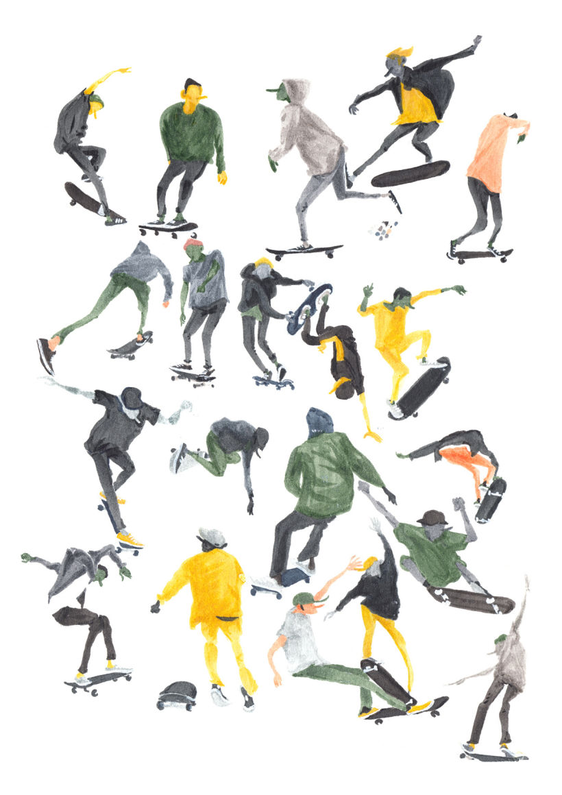 Julien Missiaen ilustra el mundo del skate 21
