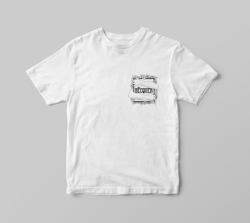 BÉCQUER BAND T-shirt design