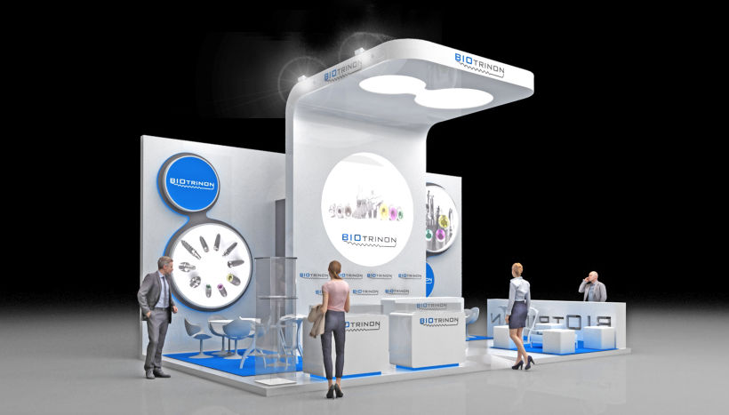 Diseño de stand Biotrinon para feria Expodental 2018-Madrid 0