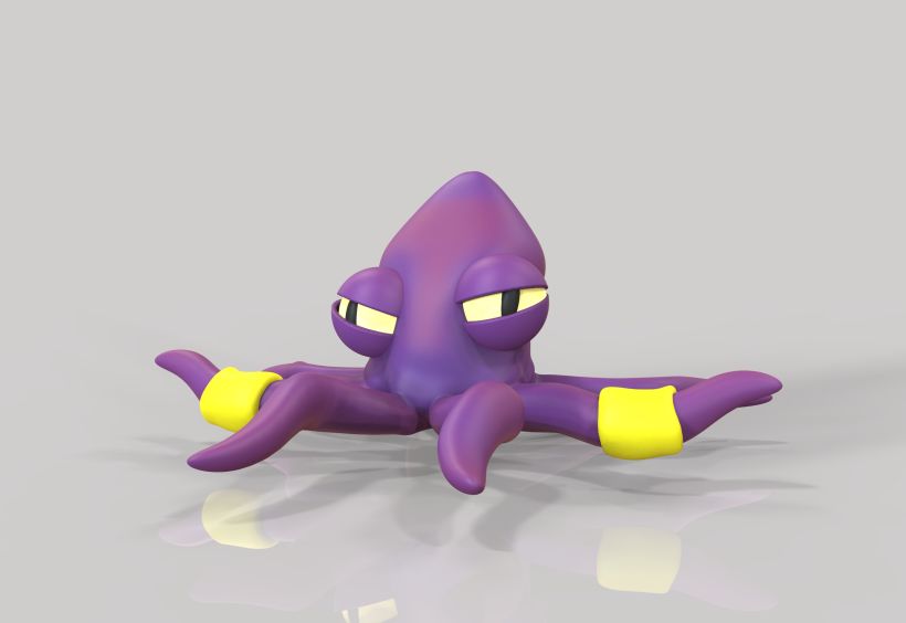 Octopus 3D Character  0