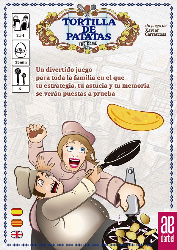 Tortilla de patatas: the game-diseño-ilustración y maquetación-juego de mesa 3