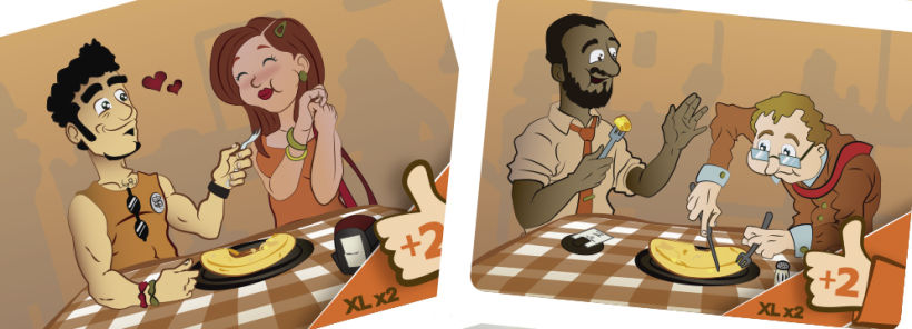 Tortilla de patatas: the game-diseño-ilustración y maquetación-juego de mesa 6