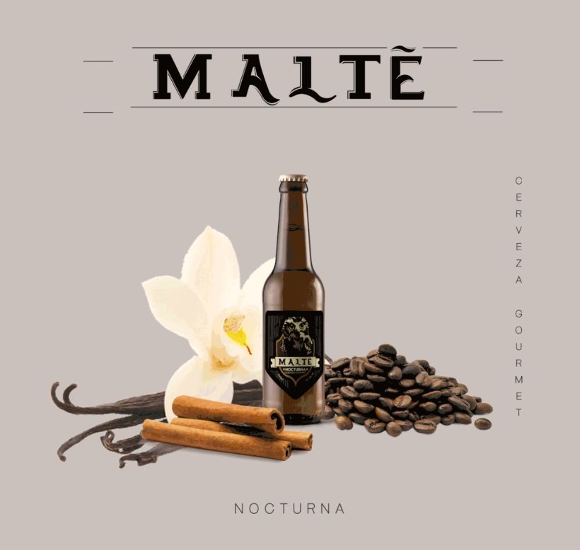MALTÉ cerveza Gourmet (Branding/Packaging) 3