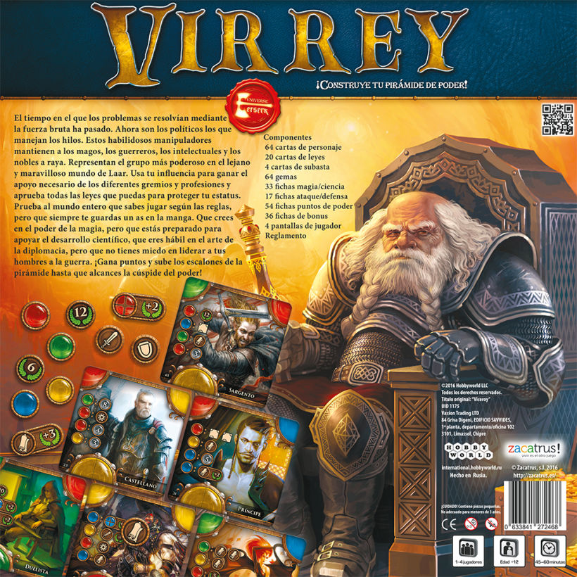 Virrey - Maquetación-adaptación-juego de mesa 2