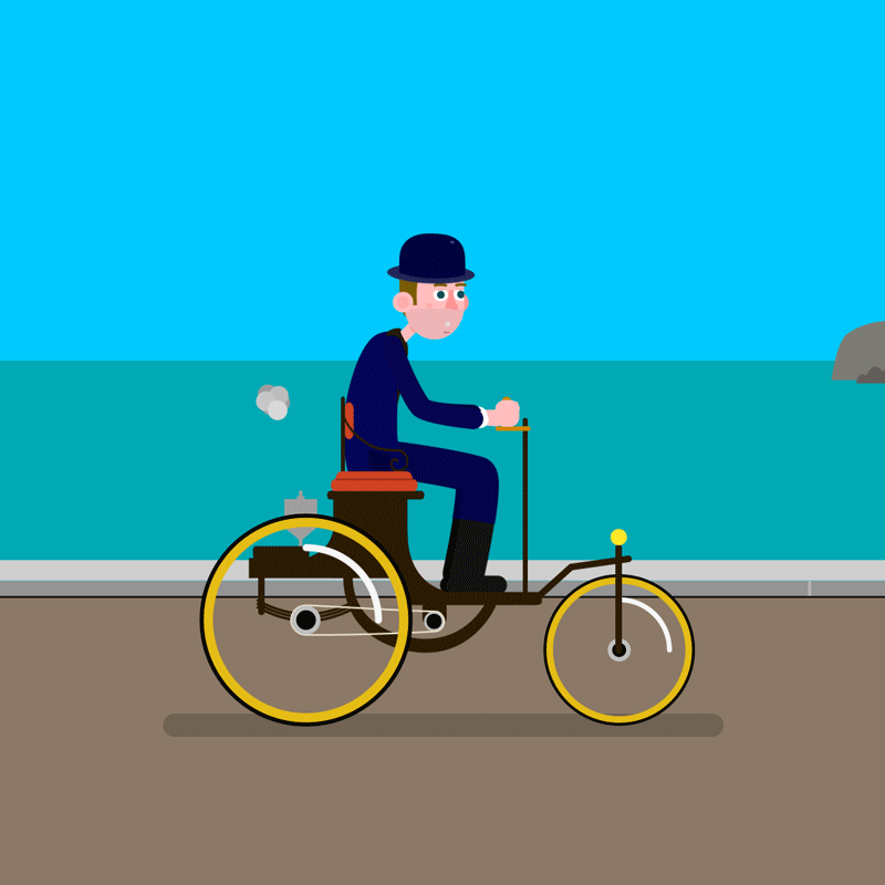 Bikers de ayer y de hoy (Mi Proyecto del curso: Animación y diseño de personajes en After Effects) 10