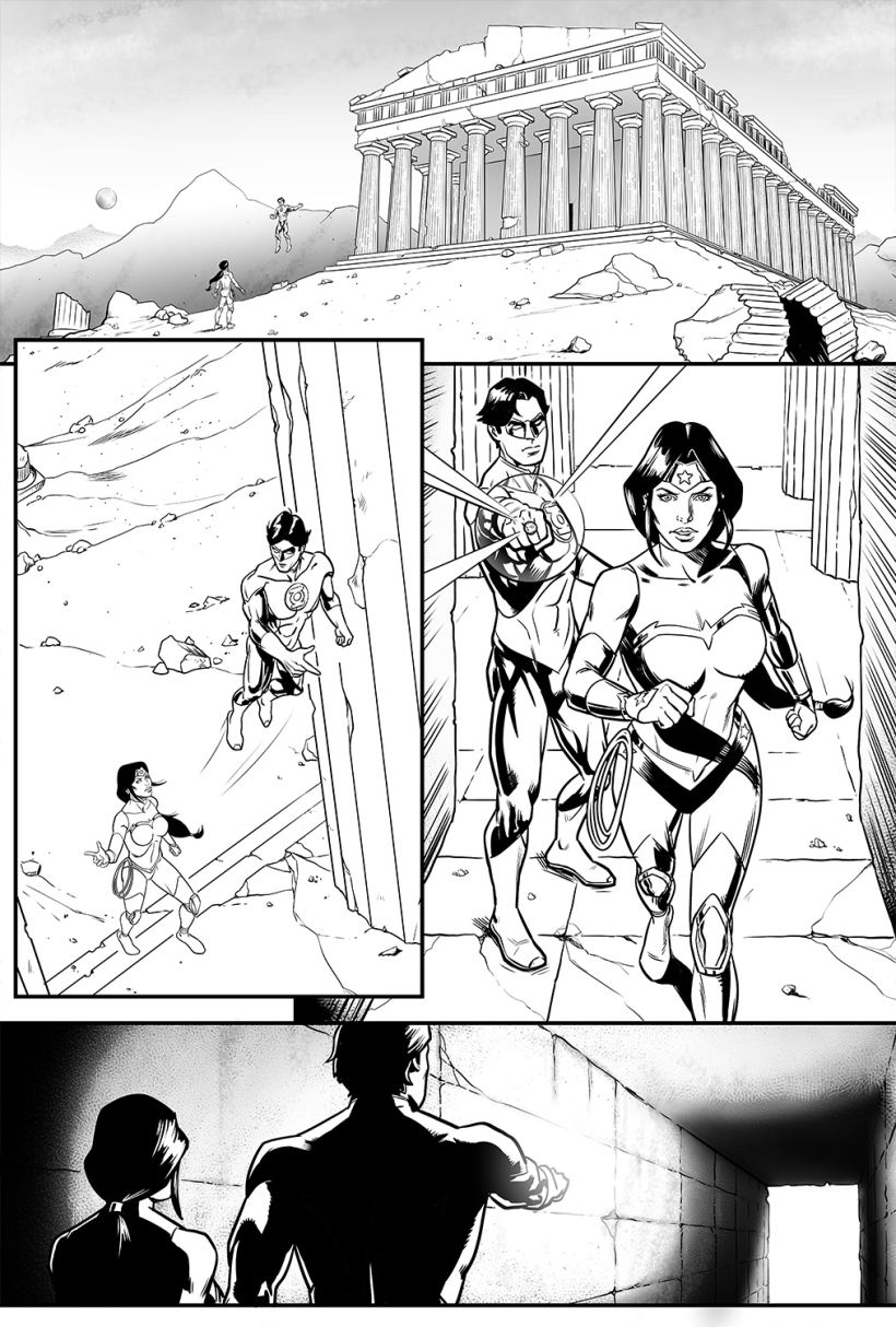 Wonder Woman / Green Lantern samples 2