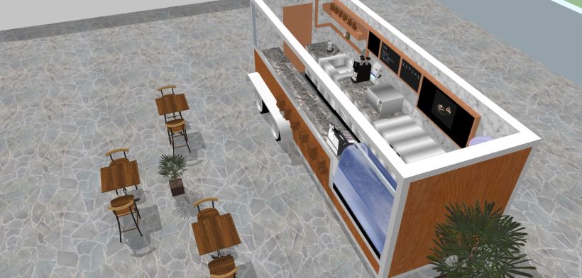RITUAL Cafetería Food truck // Propuestas en 3D 2