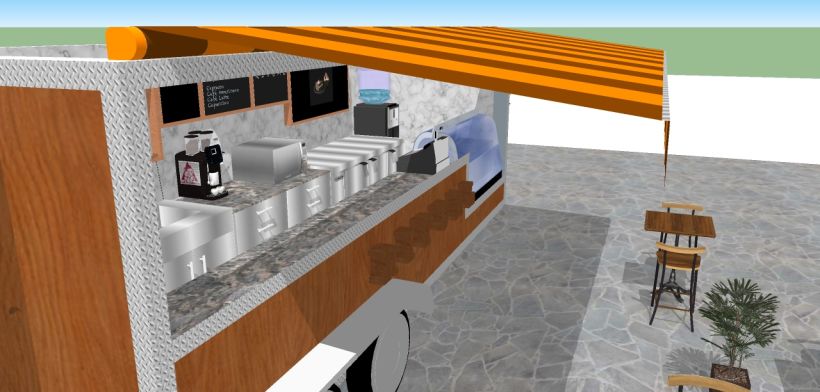 RITUAL Cafetería Food truck // Propuestas en 3D 5