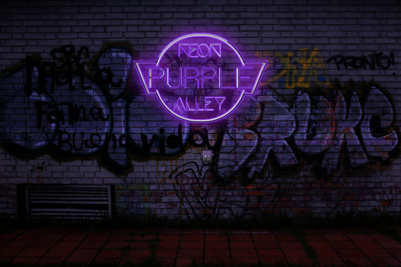 Logo neon effect 1