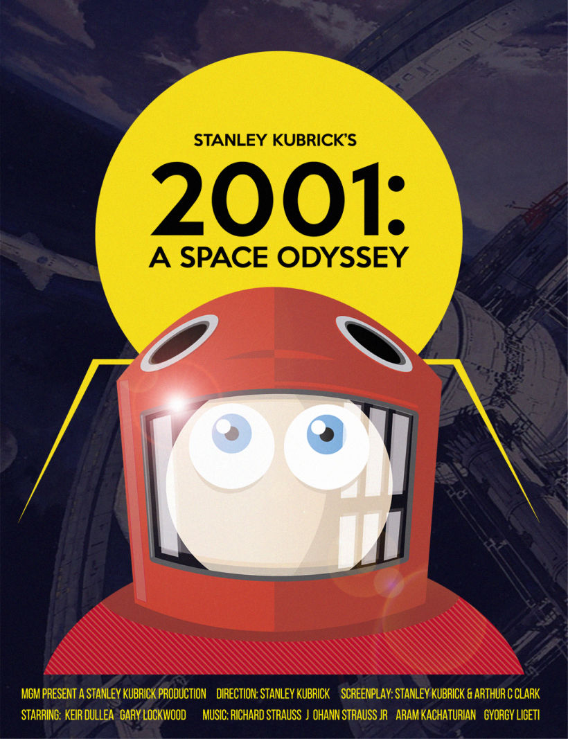 Poster tributo 2001: A Space Odyssey -1