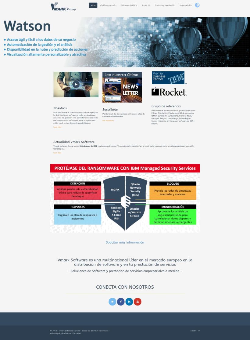 Rediseño web Vmark.es (Premier Business Partner IBM) -1