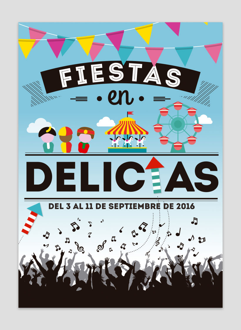 Cartel - "Fiestas en Delicias" 2016 0