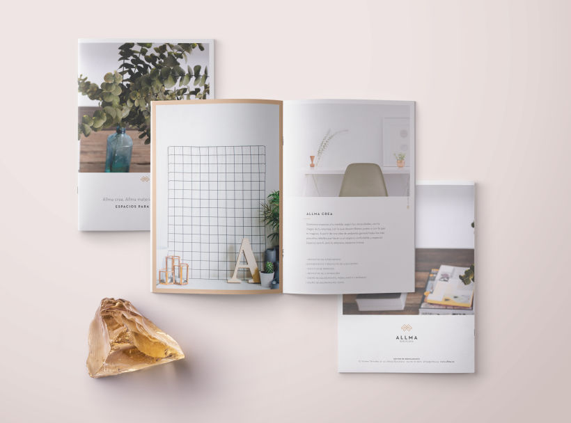 Allma Barcelona · Branding, Brochure & Web design 5