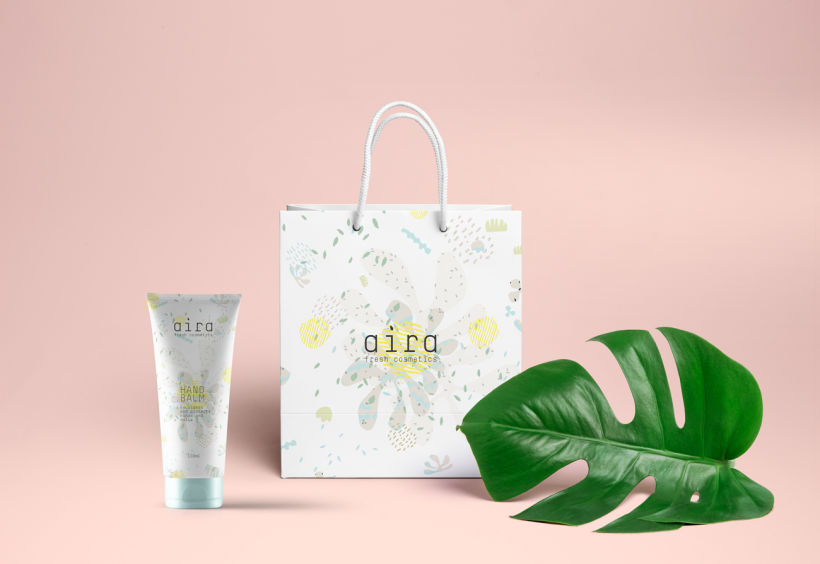 Aira, fresh cosmetic · Branding, Packaging & Editorial 8