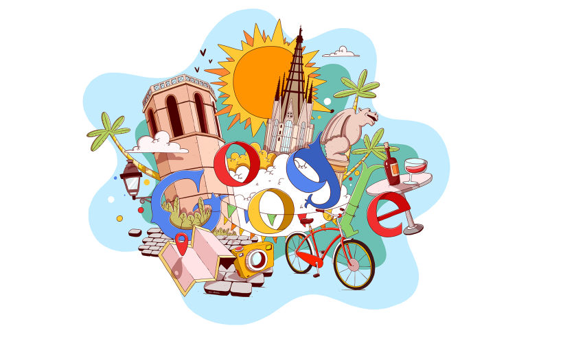 Barcelona Google Doodles 4