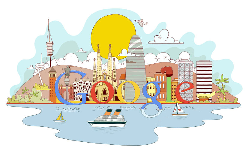 Barcelona Google Doodles 2
