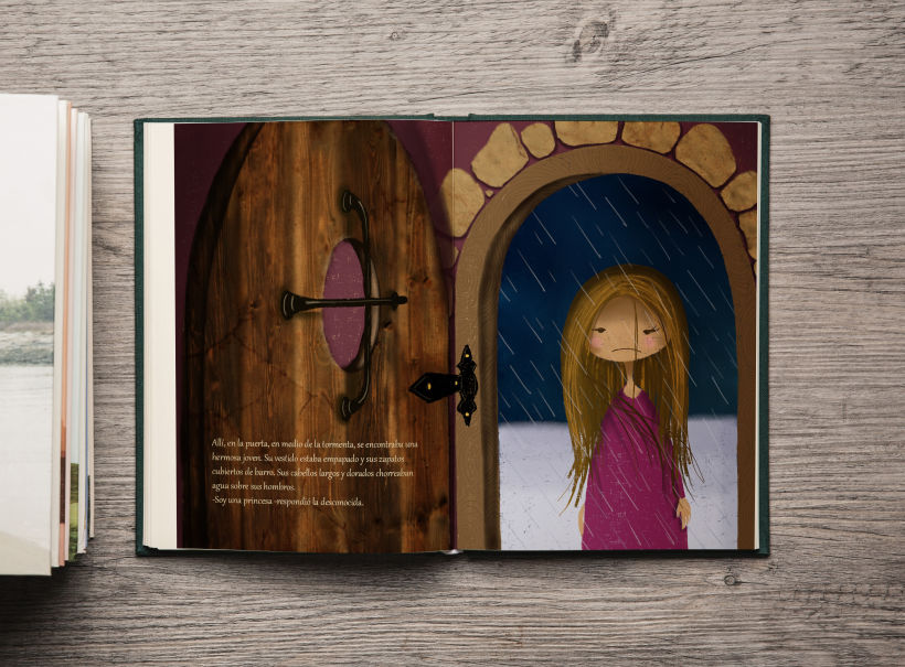 -La princesa y el guisante-  Mi Proyecto del curso: Introducción a la ilustración infantil 1