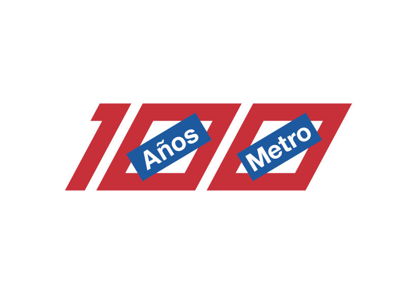 Mi propuesta de logotipo para el Centenario de Metro Madrid -1