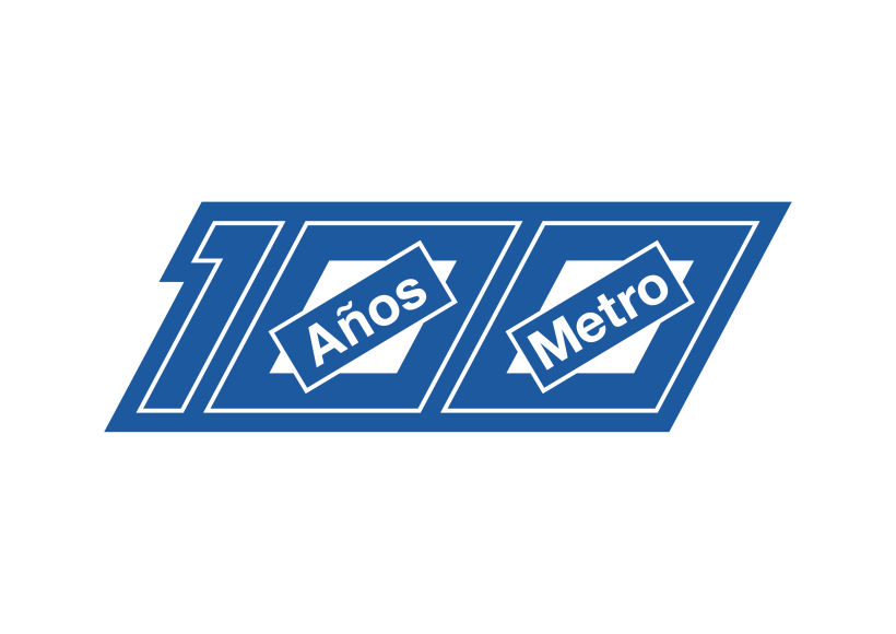 Mi propuesta de logotipo para el Centenario de Metro Madrid 1