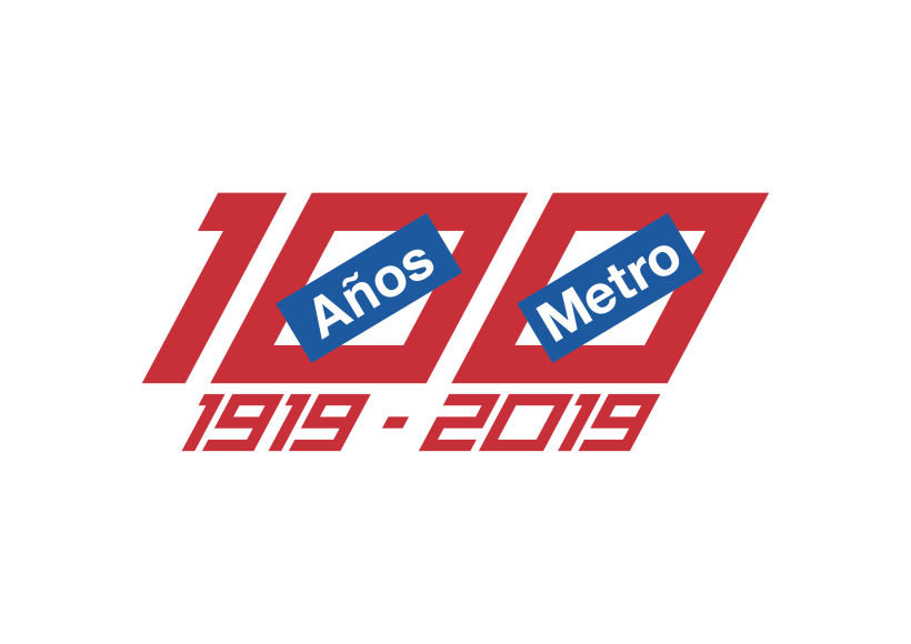 Mi propuesta de logotipo para el Centenario de Metro Madrid 2