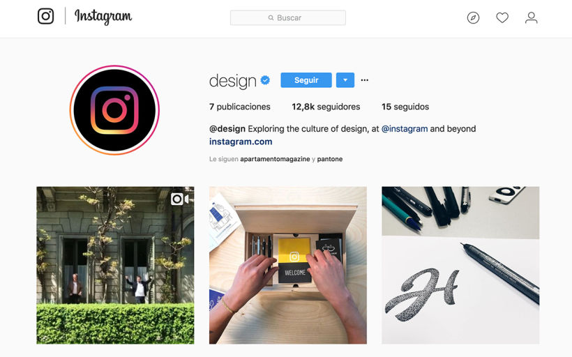 Instagram estrena una cuenta dedicada al diseño 1