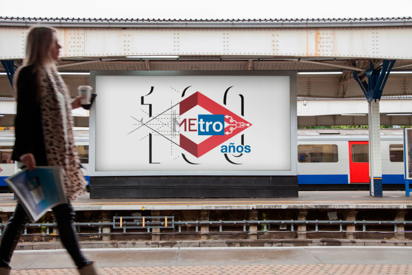 Mi propuesta para el Logo de Metro de Madrid del centenario 4