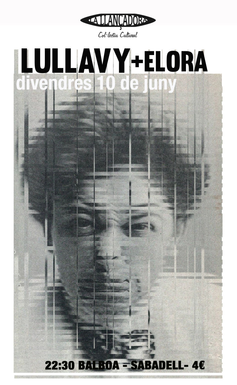 Diseños de posters de conciertos LA LLANÇADORA 0