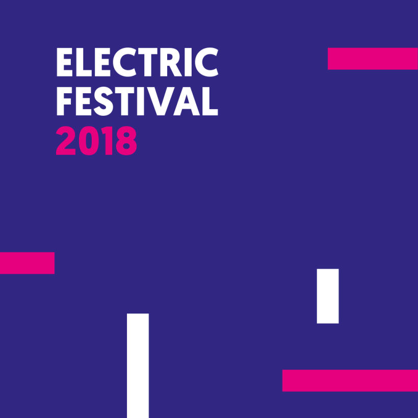 Carteles y merchandising para Electric Festival 0