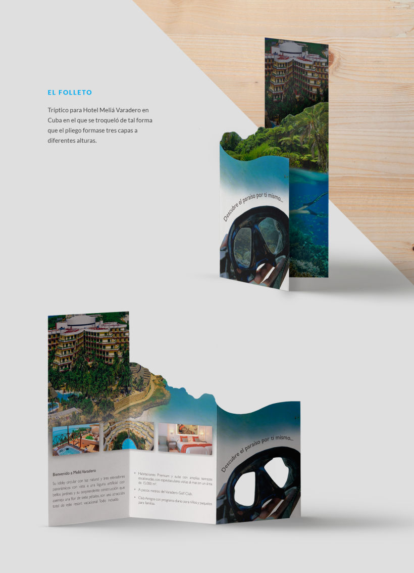 Diseño folleto para Hotel 0
