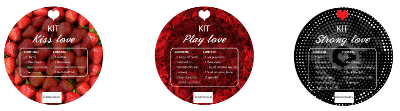 Pegatinas y banner de los kits San Valentín 2018 - SECRET PLAY 0
