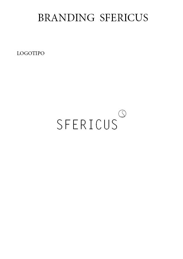 SFERICUS - proyecto de branding e identidad visual 1