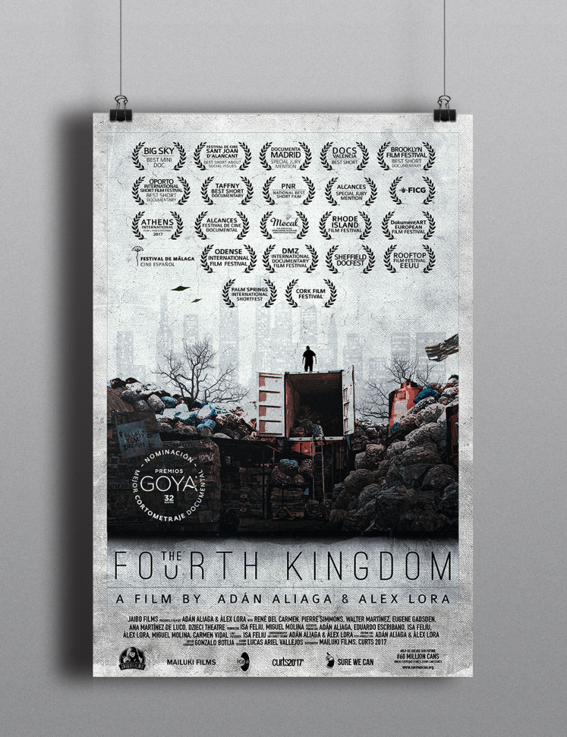 Gráfica para cortometraje - The Fourth Kingdom 1