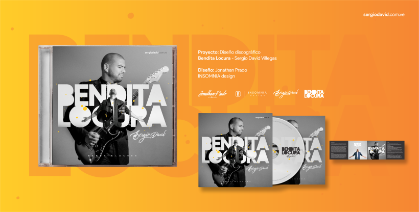 Bendita Locura - Sergio David - Diseño Discográfico  7