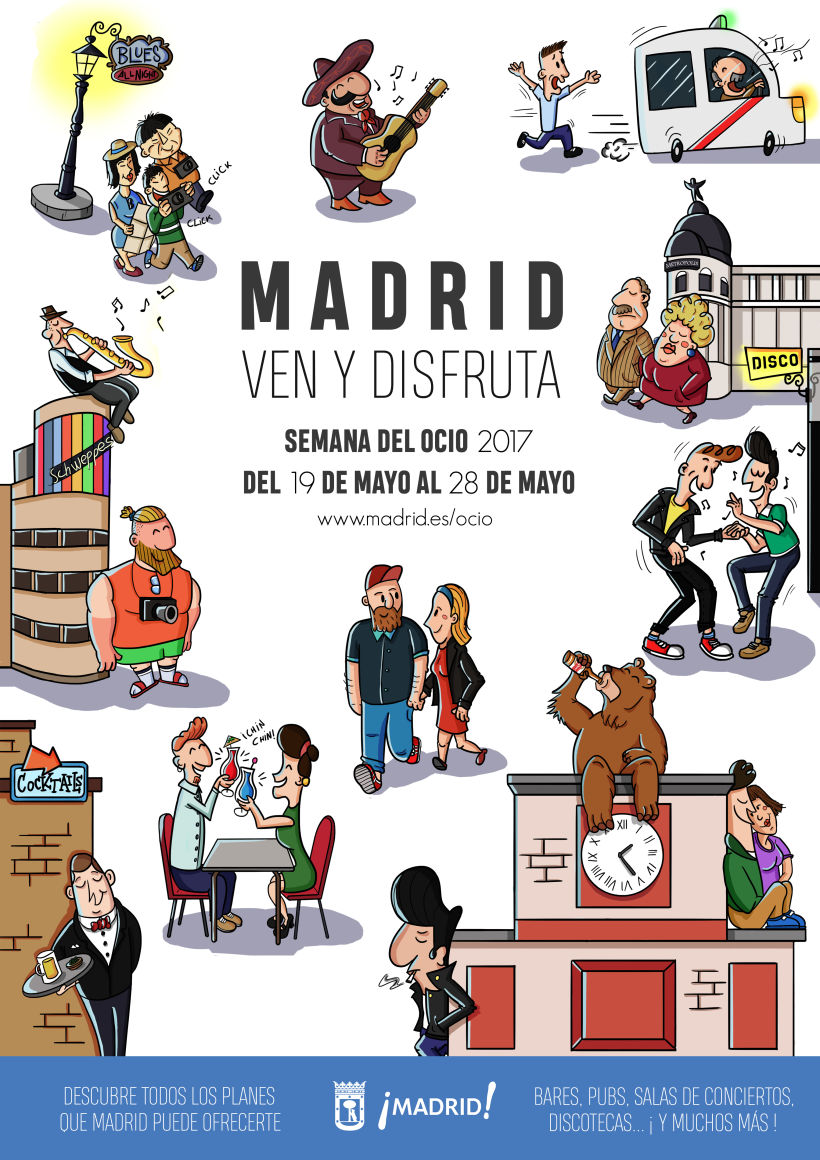 Cartel "Madrid ven y disfruta" 0