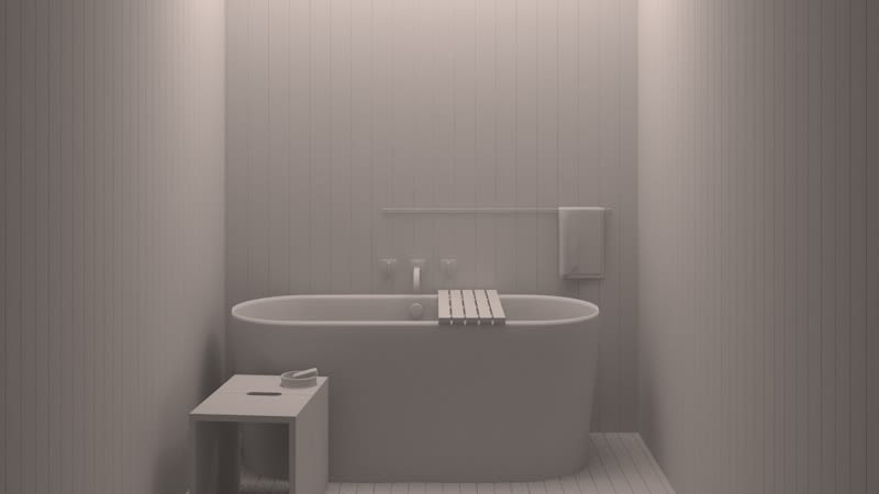 Baño de madera -1
