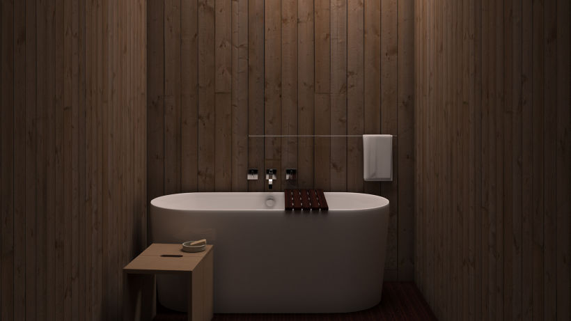 Baño de madera 0