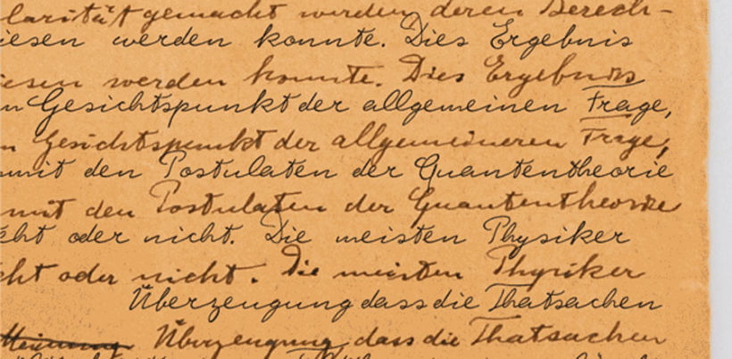 La caligrafía de Einstein, Freud y Martín Lutero hecha tipografía 7