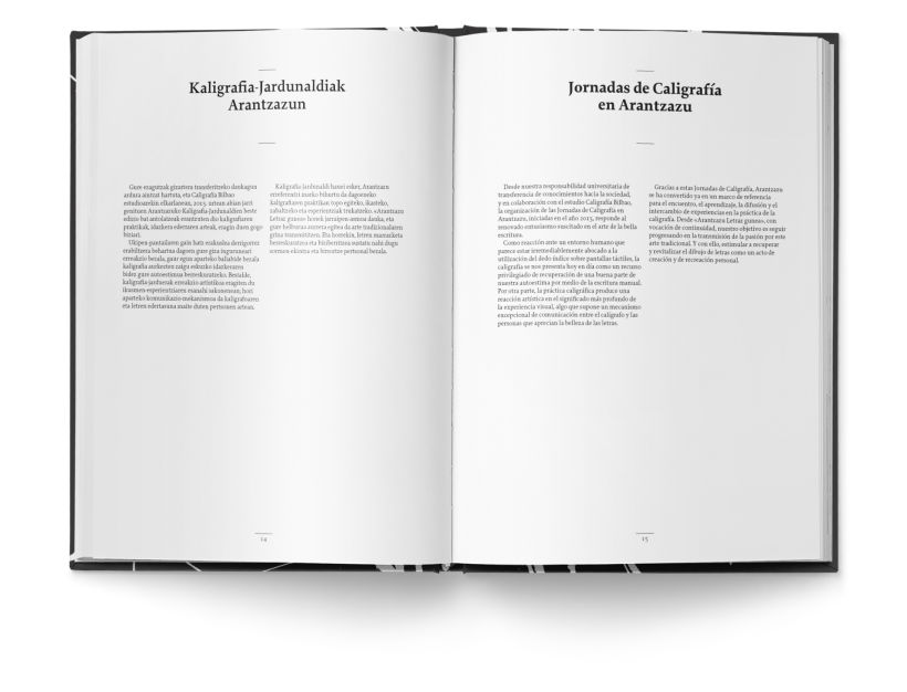 Libro «Caligrafía en Arantzazu: el arte de la bellas escritura»  5