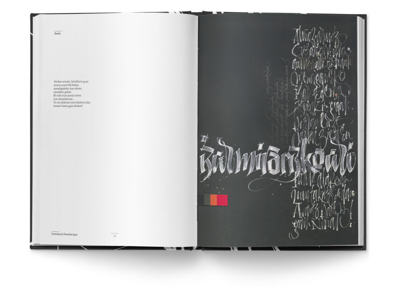 Libro «Caligrafía en Arantzazu: el arte de la bellas escritura»  11