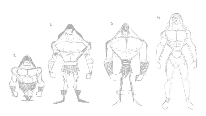 Character design. Conan 0