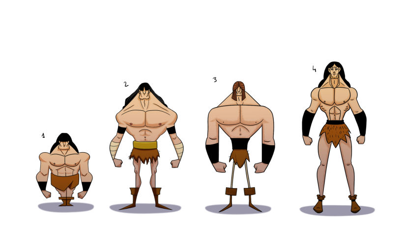 Character design. Conan 2