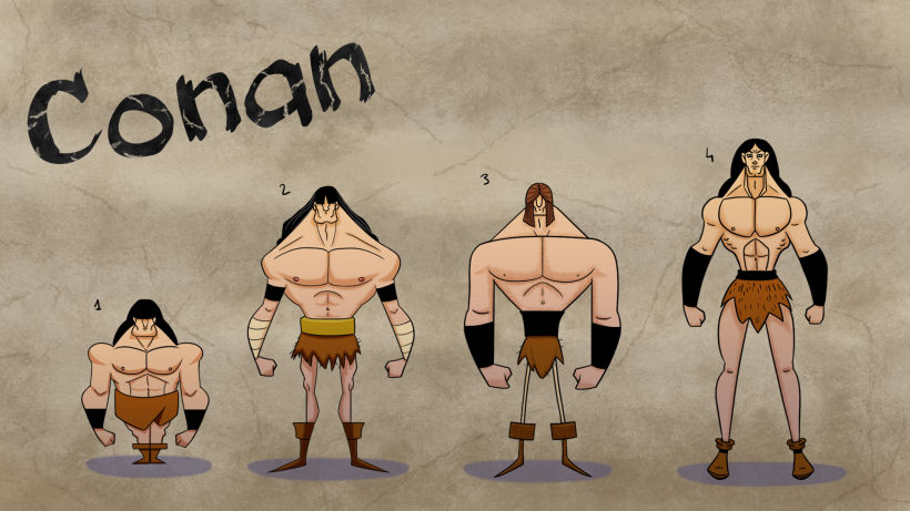 Character design. Conan 3