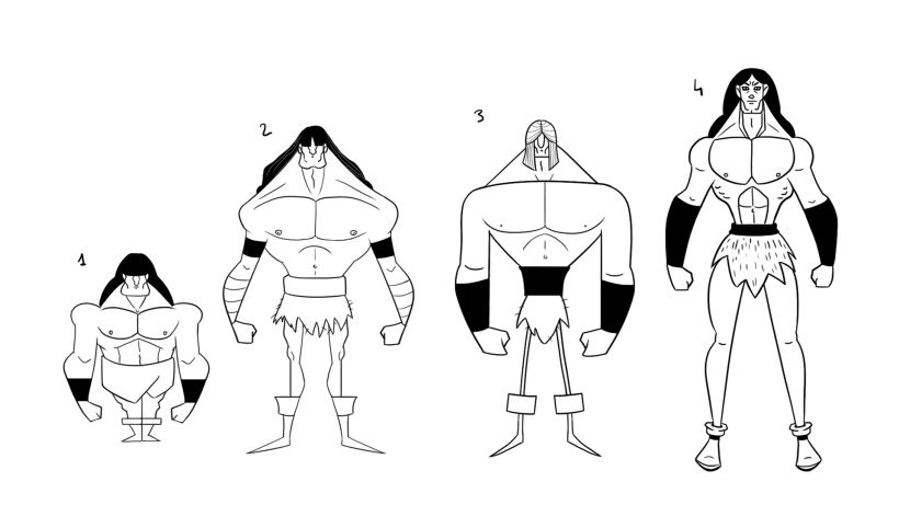 Character design. Conan 1