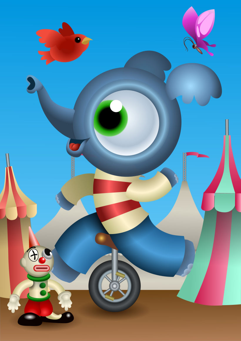Circus Elephant 0