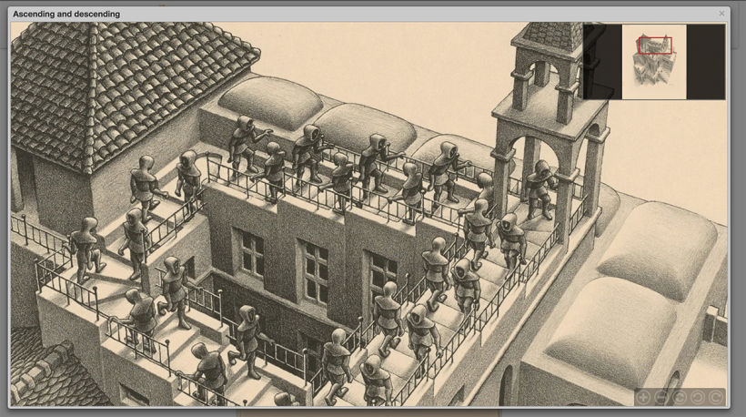 Explora los grabados de Escher en alta resolución 3