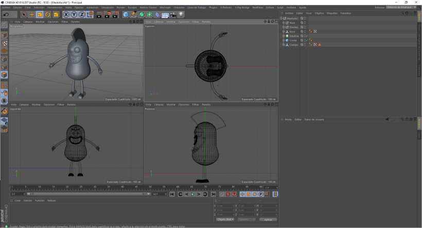 Mi Proyecto del curso: Introducción exprés al 3D: de cero a render con Cinema 4D 6