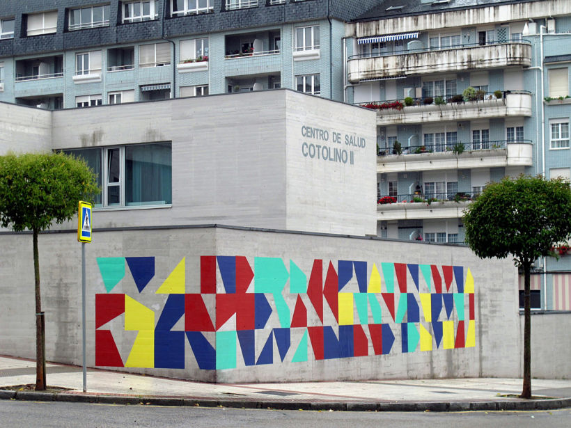 El arte urbano colorido y angular de Eltono  3