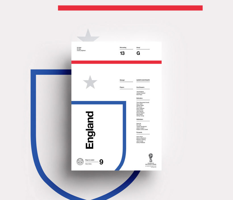 Carteles minimalistas para el Mundial de Rusia 2018 8